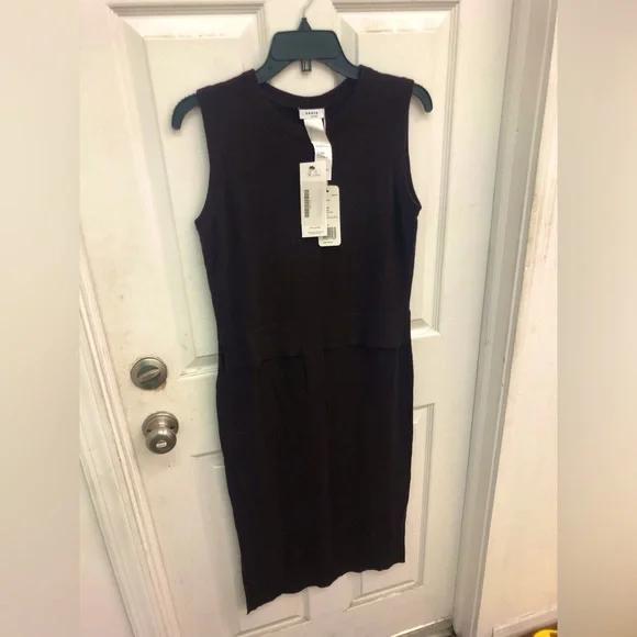 Akris Punto | Dresses | Akris Punto Wool Cashmere Knit Dress In Black  Cherry | Poshmark